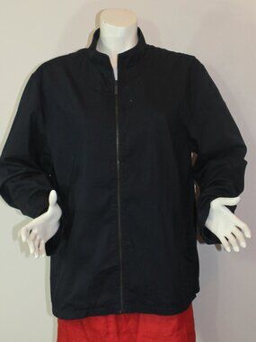 COS full size zip shirt  jacket minimal Sweden navy  unisex size Medium